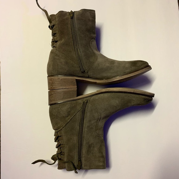 Steve Madden Suede Ankle Boots - Picture 2 of 5